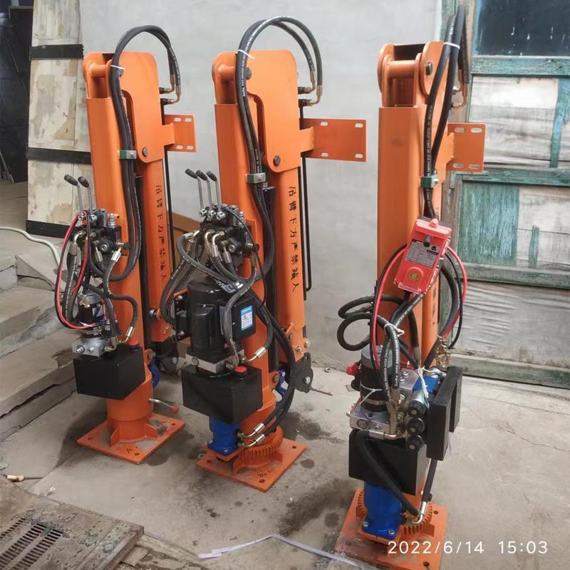 阿里山乡重汽蓝牌随车吊 3.2吨 国六动力强 液压驱动 农用自卸起重机